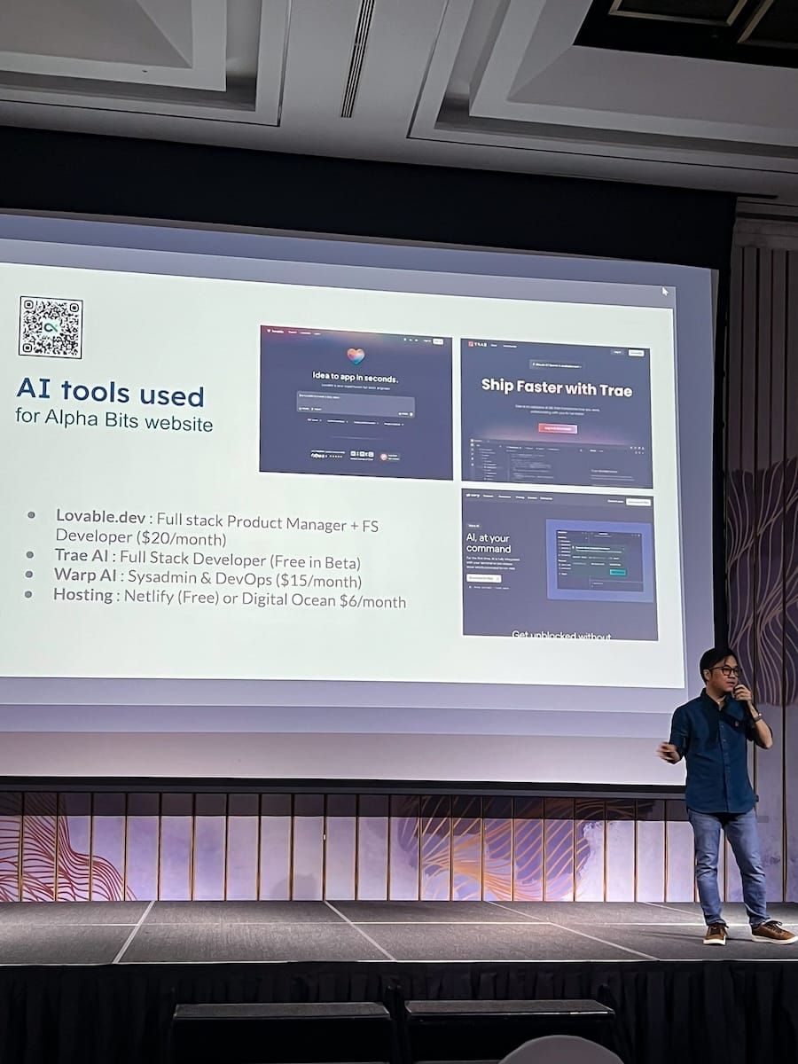 Alpha Bits AI Workshop — participants and team group