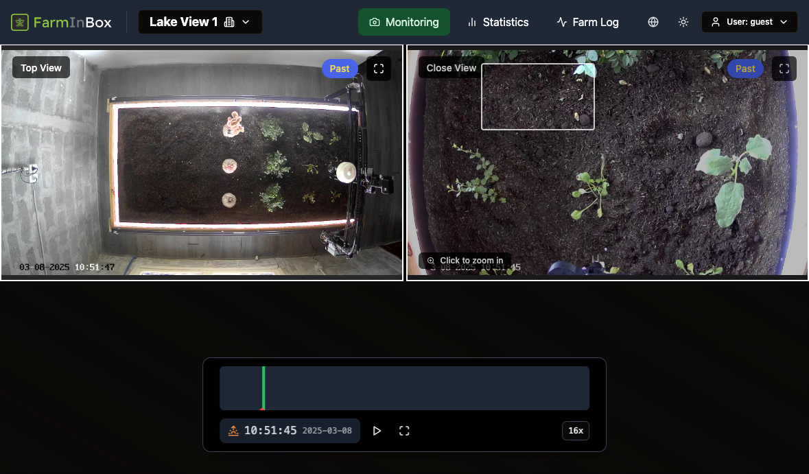 Farm in Box Dashboard Screenshot