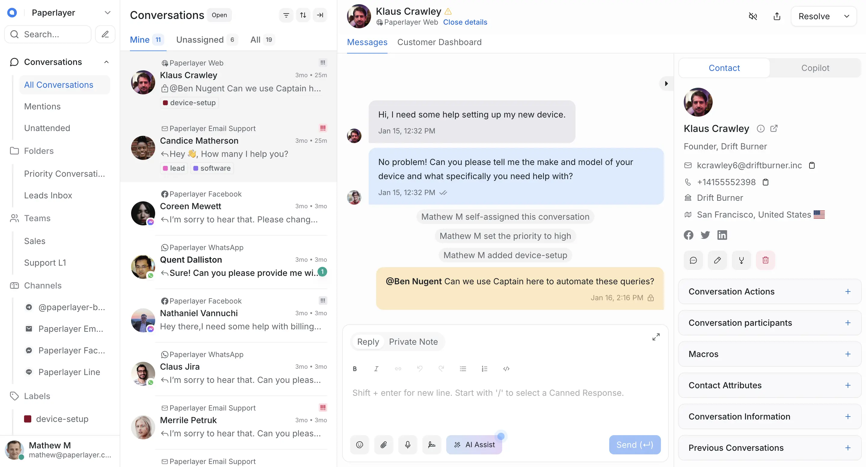 AlphaBits AI CRM Dashboard